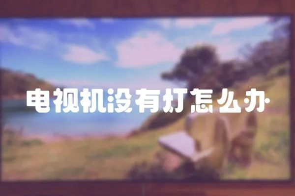 電視機沒有燈怎么辦