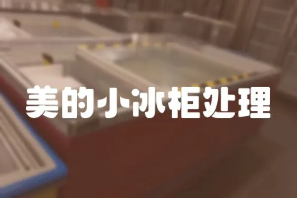 美的小冰柜處理