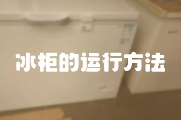 冰柜的運行方法