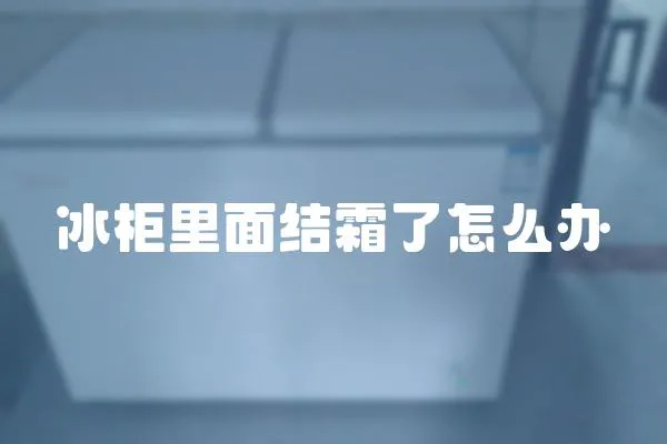 冰柜里面結霜了怎么辦