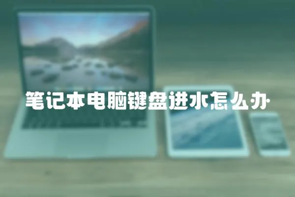 筆記本電腦鍵盤進水怎么辦