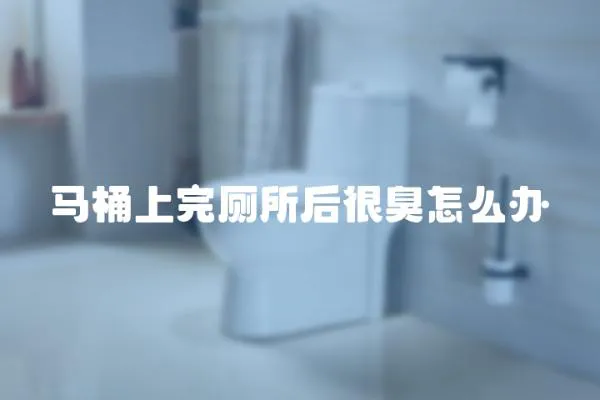 馬桶上完廁所后很臭怎么辦