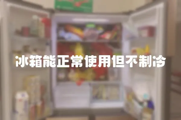 冰箱能正常使用但不制冷