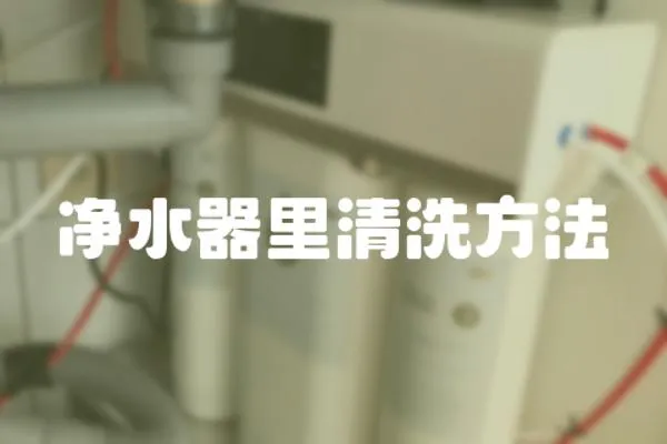 凈水器里清洗方法