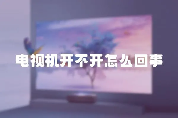 電視機開不開怎么回事