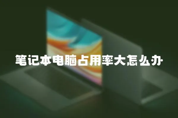 筆記本電腦占用率大怎么辦