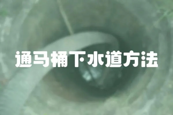 通馬桶下水道方法