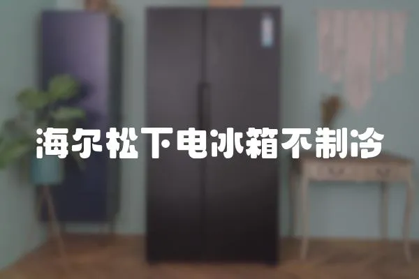 海爾松下電冰箱不制冷