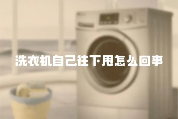 洗衣機(jī)自己往下甩怎么回事