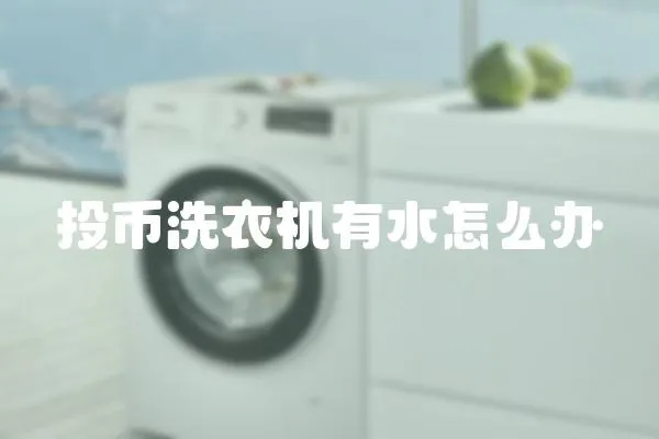 投幣洗衣機有水怎么辦