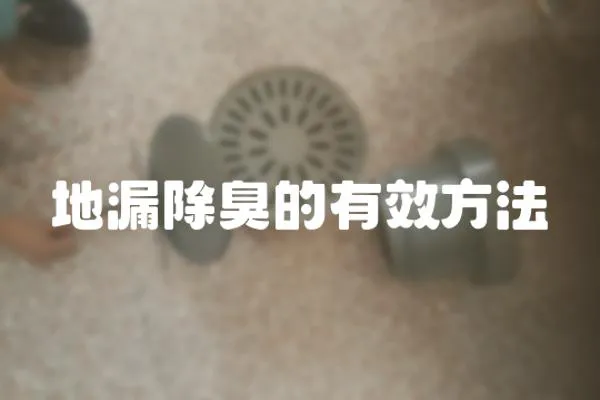 地漏除臭的有效方法