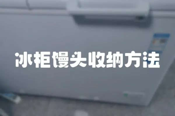 冰柜饅頭收納方法