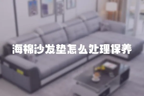 海棉沙發(fā)墊怎么處理保養(yǎng)