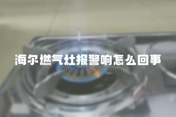 海爾燃氣灶報警響怎么回事