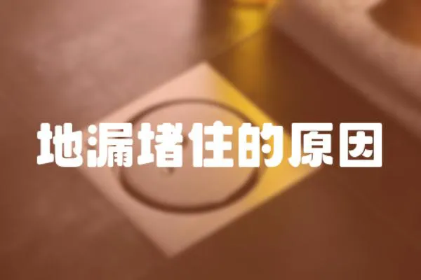 地漏堵住的原因