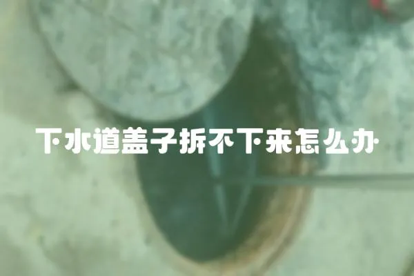 下水道蓋子拆不下來怎么辦