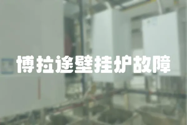 博拉途壁掛爐故障