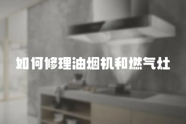 如何修理油煙機(jī)和燃?xì)庠?></a></div>
                    </div>
                    <div   id=