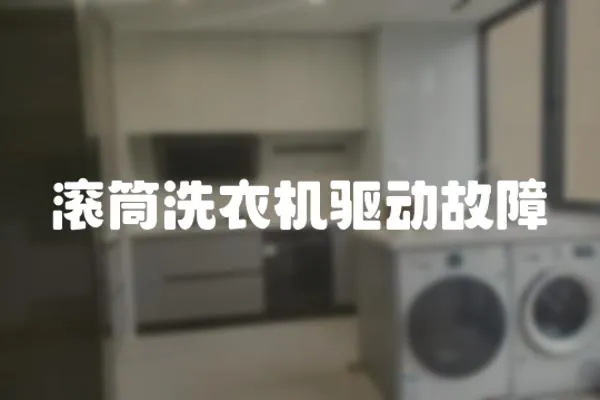 滾筒洗衣機(jī)驅(qū)動(dòng)故障