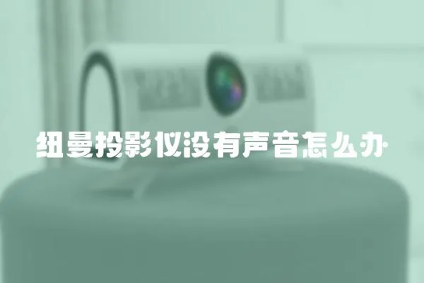 紐曼投影儀沒(méi)有聲音怎么辦
