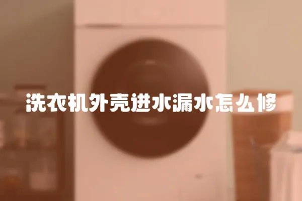洗衣機(jī)外殼進(jìn)水漏水怎么修