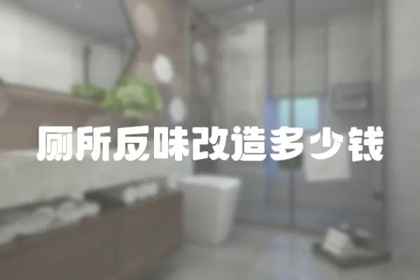 廁所反味改造多少錢
