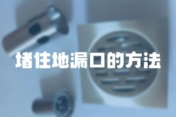 堵住地漏口的方法