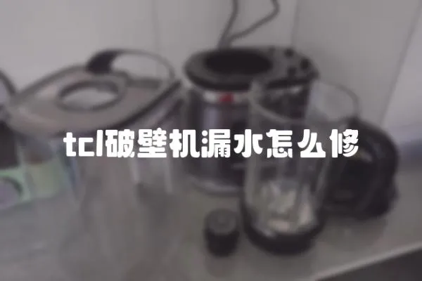 tcl破壁機(jī)漏水怎么修