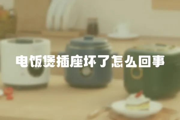 電飯煲插座壞了怎么回事