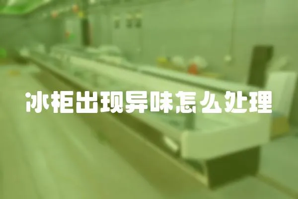 冰柜出現(xiàn)異味怎么處理