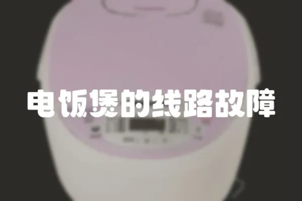 電飯煲的線路故障