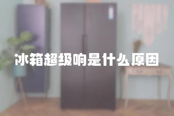 冰箱超級響是什么原因