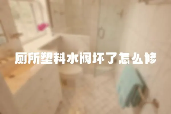 廁所塑料水閥壞了怎么修