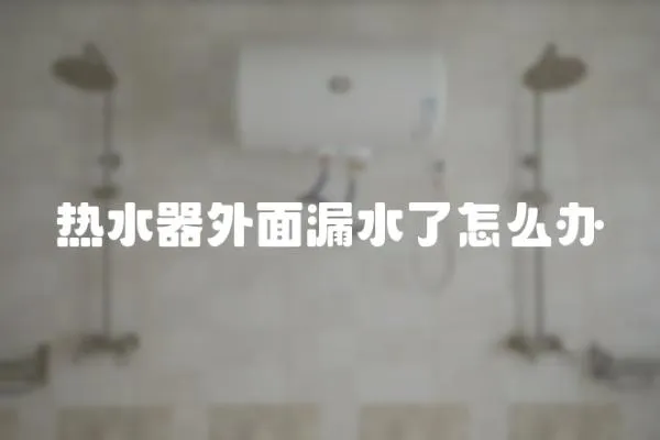 熱水器外面漏水了怎么辦