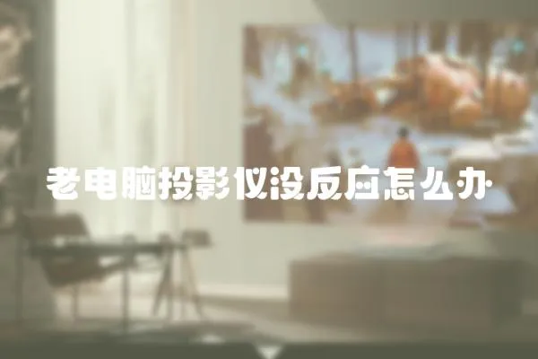 老電腦投影儀沒反應怎么辦