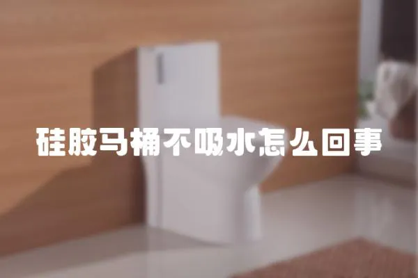 硅膠馬桶不吸水怎么回事