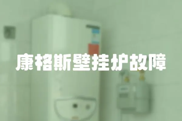 康格斯壁掛爐故障