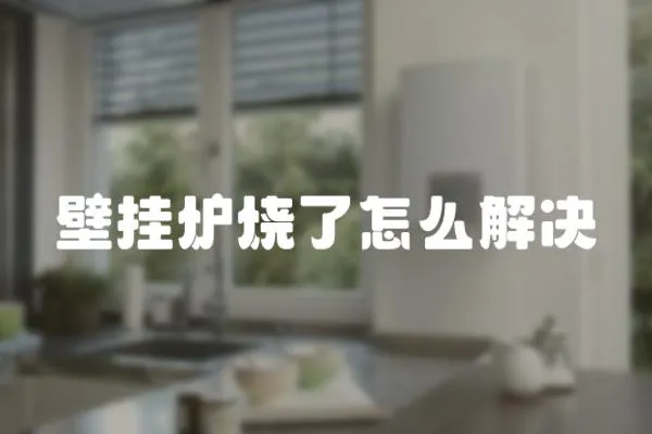 壁掛爐燒了怎么解決
