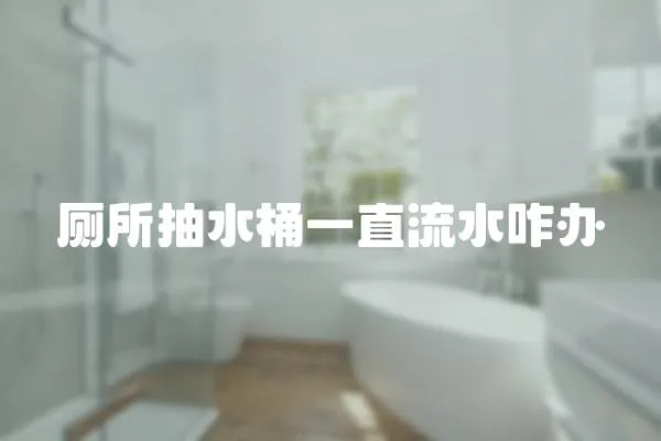 廁所抽水桶一直流水咋辦