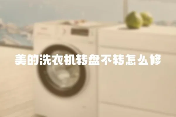 美的洗衣機轉盤不轉怎么修