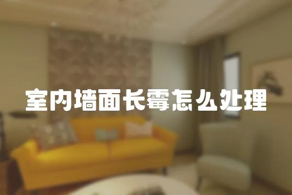 室內(nèi)墻面長(zhǎng)霉怎么處理