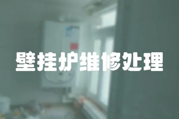 壁掛爐維修處理