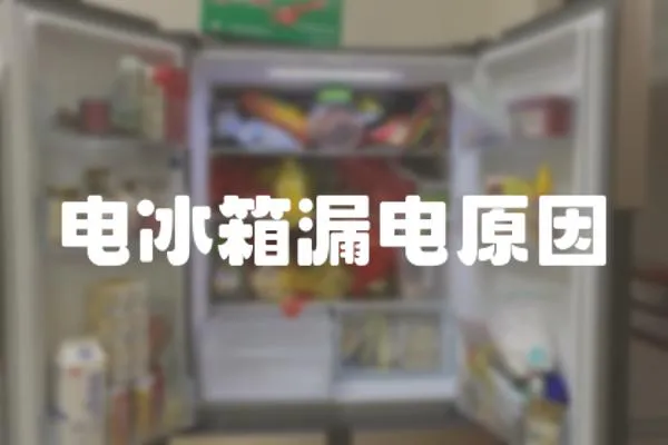 電冰箱漏電原因