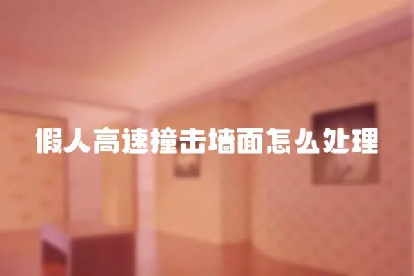 假人高速撞擊墻面怎么處理