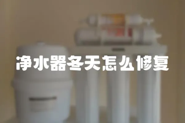 凈水器冬天怎么修復(fù)