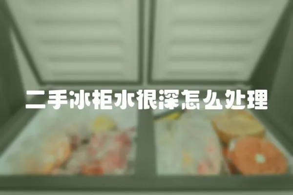 二手冰柜水很深怎么處理