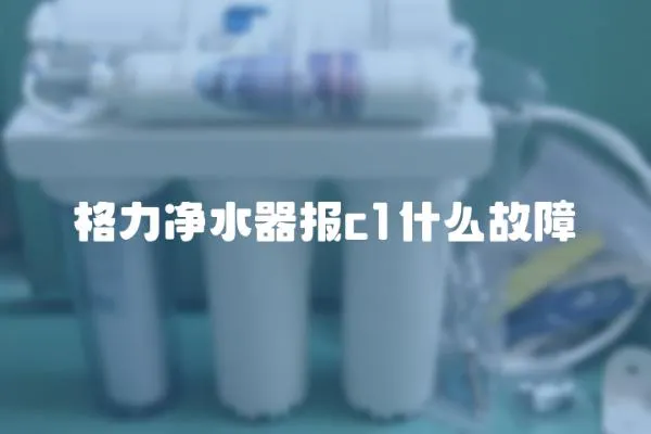 格力凈水器報c1什么故障