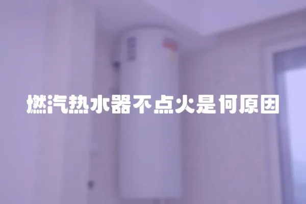 燃汽熱水器不點火是何原因