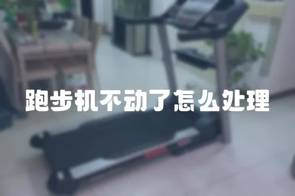 跑步機不動了怎么處理