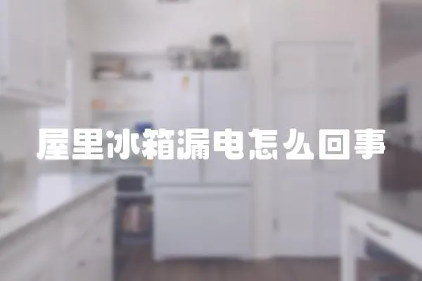 屋里冰箱漏電怎么回事